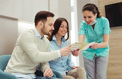 couple looking at paperwork